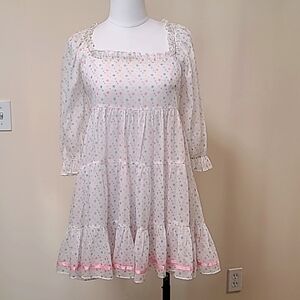 Sheer Rainbow starred dress